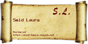 Smid Laura névjegykártya